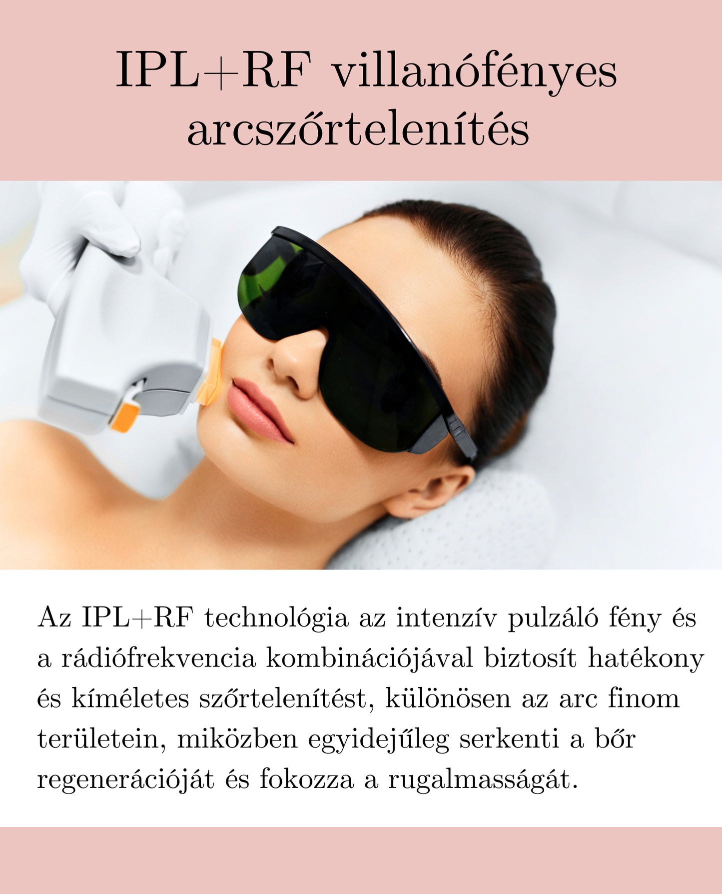 Laser facial hair removal / IPL+RF