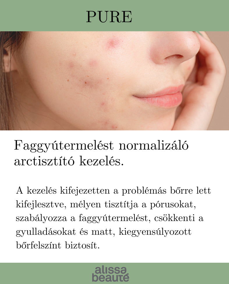 PURE ARCTISZTÍTÓ, FAGGYÚTERMELÉST NORMALIZÁLÓ KEZELÉS