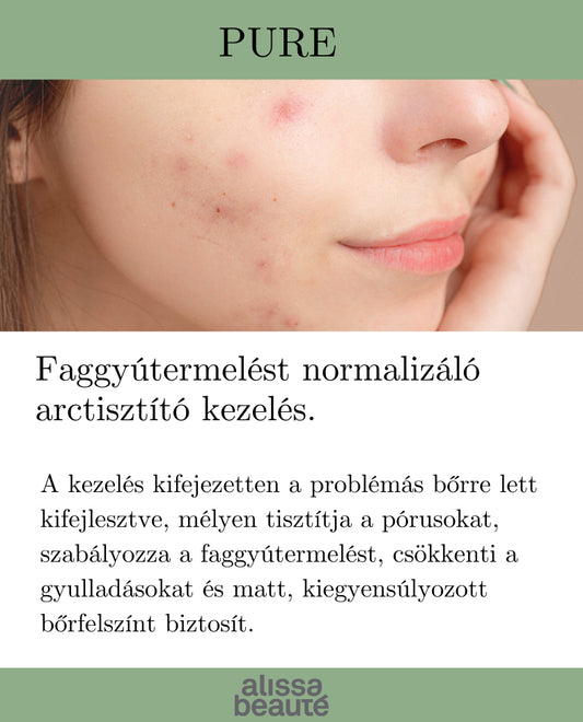 PURE ARCTISZTÍTÓ, FAGGYÚTERMELÉST NORMALIZÁLÓ KEZELÉS